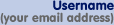 username-your-email-address
